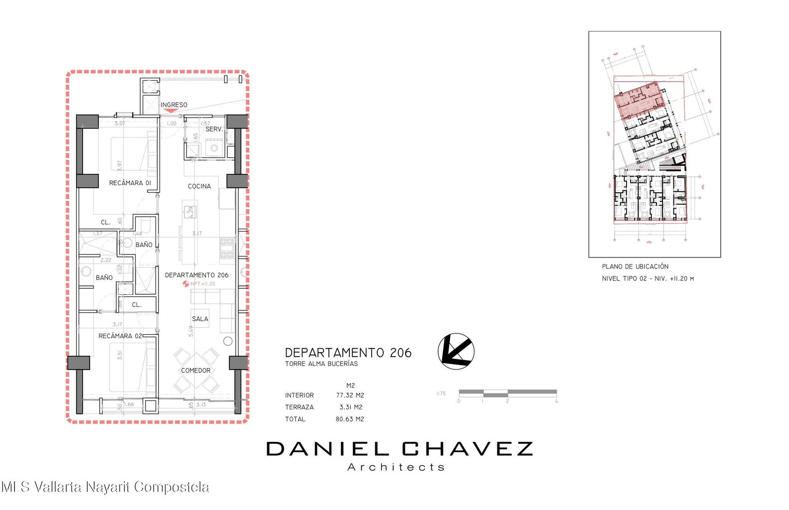 114 Av. Lazaro Cardenas 206, Alma Bucerias 206 — Riviera Nayarit